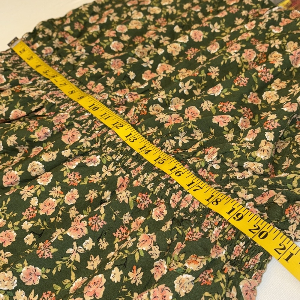 Lost + Wander dress wide neckline w/keyhole opening & tie lined floral Sz 3X NWT - Picture 4 of 9